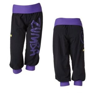 Zumba Up‎ Down Cargo Capri Athletic Pants Sz S